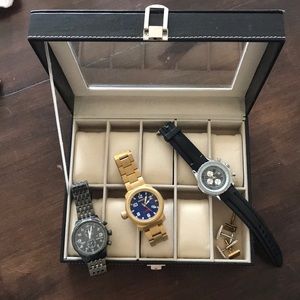 ⌚️3 MENS WATCHES + more⌚️